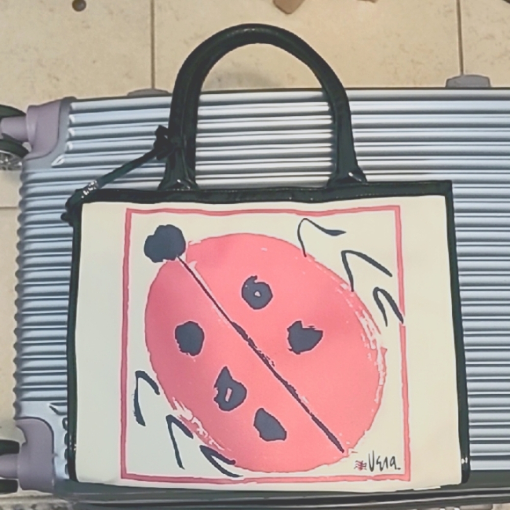 Vera Bradley Ladybug Print Tote Bag
